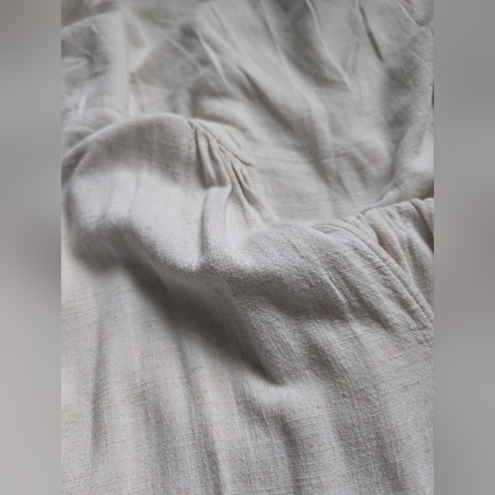 Minimalist Linen-Feel Tunic Dress | Boho Summer Layer - Picture 6 of 6